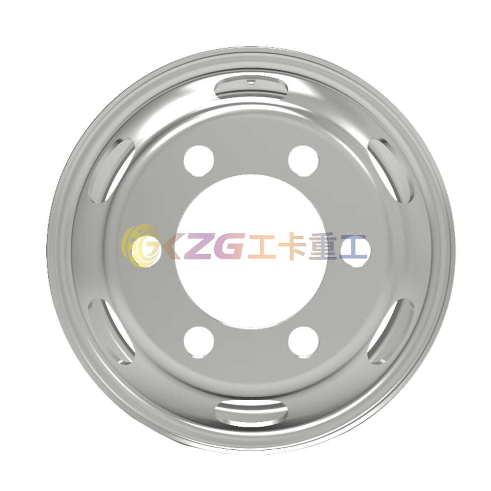 5.5×16.0 Truck Tubeless Steel Wheels 5.5×16.0 for Tires 7.5R16, 215/85R16