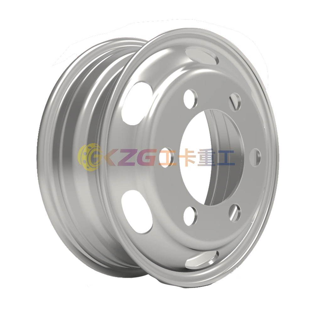 5.5×16.0 Truck Tubeless Steel Wheels 5.5×16.0 for Tires 7.5R16, 215/85R16