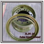 Tube Steel Wheel Rim 11.25-20 Matched Tire Size 16.00-20 for Tractor/trailer/truck Bus Wheel Rim