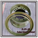Tube Steel Wheel Rim 11.25-20 Matched Tire Size 16.00-20 for Tractor/trailer/truck Bus Wheel Rim