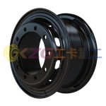 Tube Steel Wheel Rim 9.0-20 Matched Tire Size 1200-20 for Tractor/ Trailer/ Truck/ Bus Wheel Rim