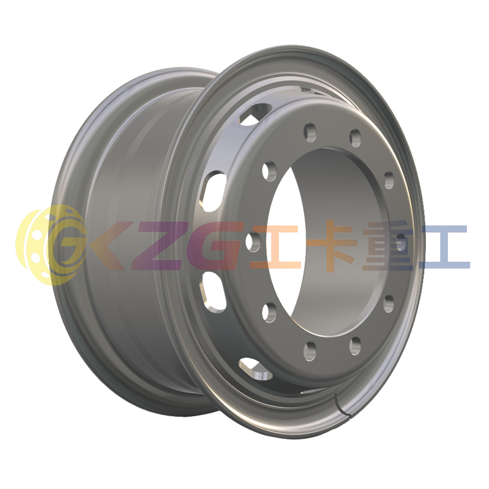 High-quality Tube Steel Wheel Rim 8.0-20 Matched Tire Size 1100-20 for Truck and Bus