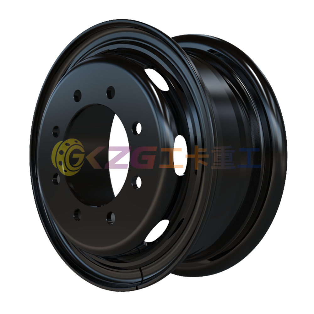 Tube Steel Wheel Rim 7.5-20 Matched Tire Size 1000-20 for Truck Wheel Rim