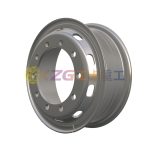 Tube Steel Wheel Rim 6.5-20 Matched Tire Size 825-20 for Truck and Bus
