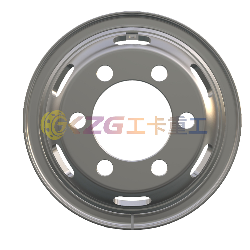 Tube Steel Wheel Rim 6.0-16 Matched Tire Size 750-16 for Truck Wheel Rim