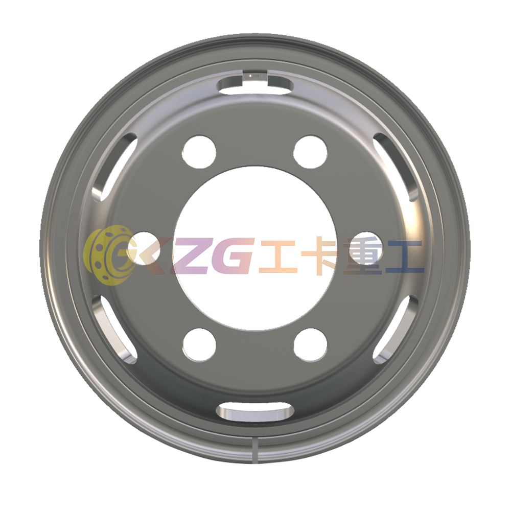 Tube Steel Wheel Rim 5.5-16 Matched Tire Size 700-16 for Truck and Bus