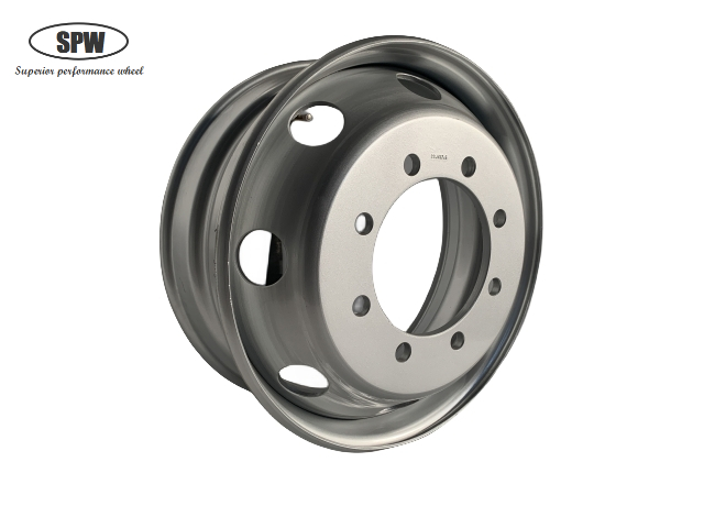 Tubeless Steel Wheel Rim with Size 22.5*7.5 matched 10R22.5 tires