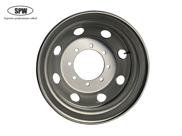 Tubeless Steel Wheel Rim with Size 22.5*7.5 matched 10R22.5 tires