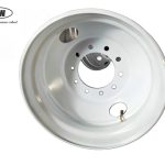 White color Tubeless truck wheel rim with size 24.5*8.25