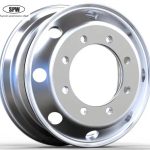 Aluminum alloy wheel with rim size 19.5×6.75