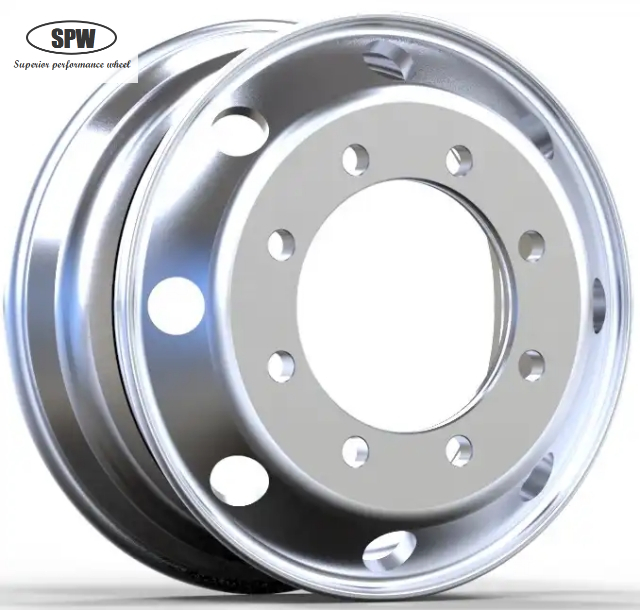 Aluminum alloy wheel with rim size 19.5×6.75