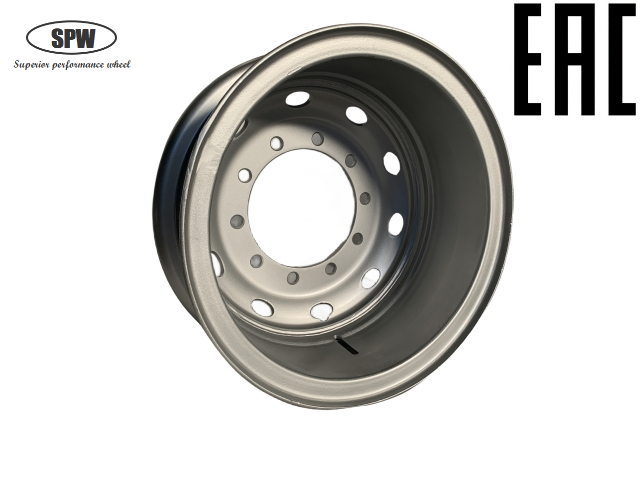 High Quality Tube steel truck wheel size 8.50-24 for 1200-24 Tires with Russia EAC certification