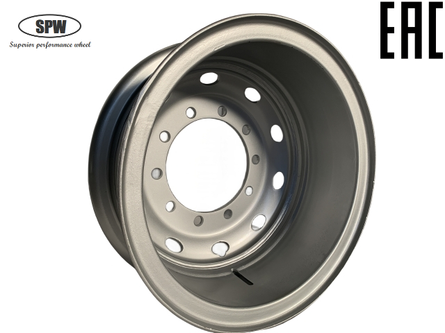 High Quality Tube steel truck wheel size 8.50-24 for 1200-24 Tires with Russia EAC certification