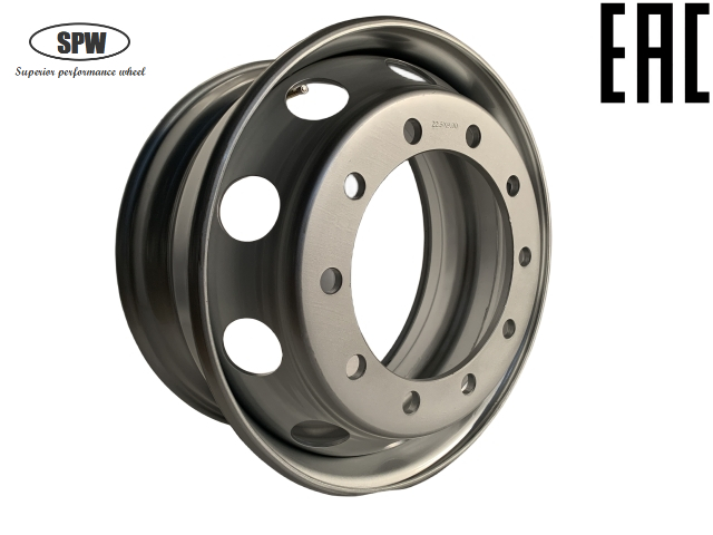 High Quality Tubeless steel wheels 22.5*9.00 for tires 12R22.5 with Russia EAC certification