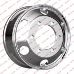 Aluminum Wheels with Rim Size 17.5X6.00 for Tires 8R17.5 205/75R17.5