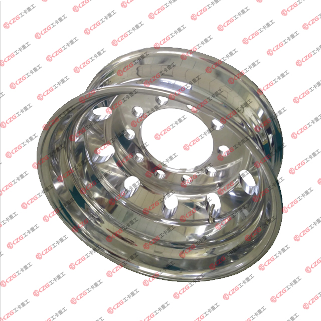 Aluminum Wheels with Rim Size 17.5X6.00 for Tires 8R17.5 205/75R17.5