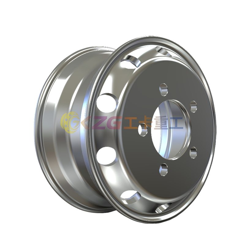 Aluminum Wheels with Rim Size 17.5X6.75 for Tires 9R17.5 235/75R17.5