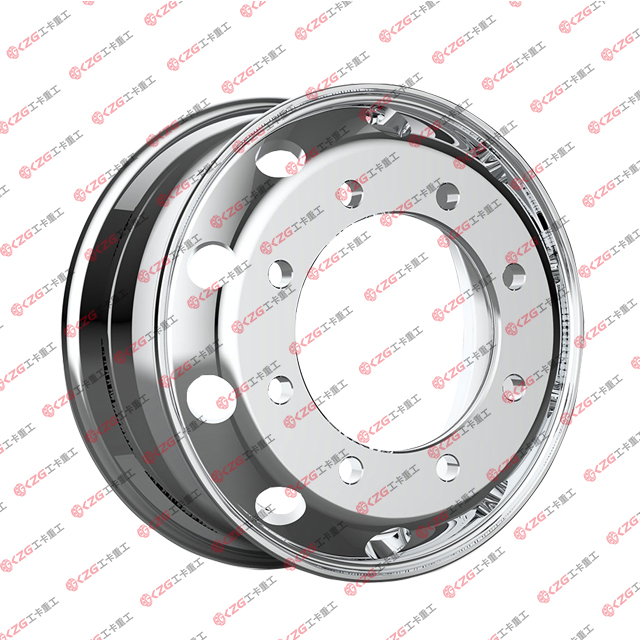 Aluminum Wheels with Rim Size 17.5X6.75 for Tires 9R17.5 235/75R17.5