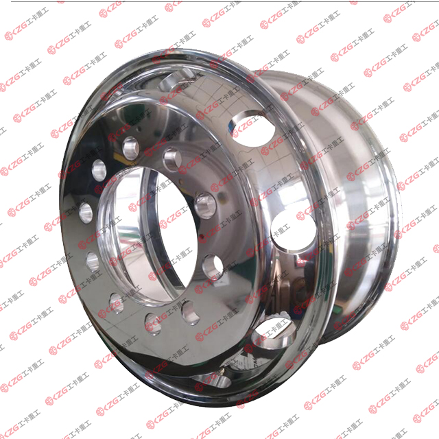 Aluminum Wheels with Rim Size 17.5X6.75 for Tires 9R17.5 235/75R17.5