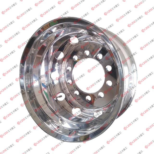Aluminum Wheels with Rim Size 17.5X6.75 for Tires 9R17.5 235/75R17.5