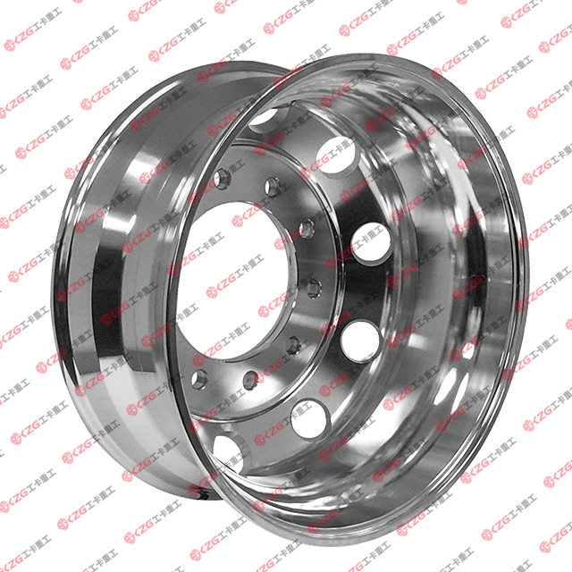 Aluminum Wheels with Rim Size 19.5×6.75 for Tires 9R19.5 225/70R19.5