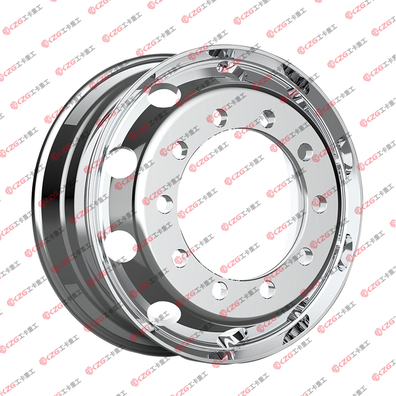 Aluminum Wheels with Rim Size 22.5×8.25 for Tires 11R22.5 295/75R22.5, 295/80R22.5