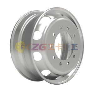 Tubeless Truck Wheel-rim Size-24.5*8.25 with Brazil Inmetro Certification for Tires 11R24.5, 285/75R24.5