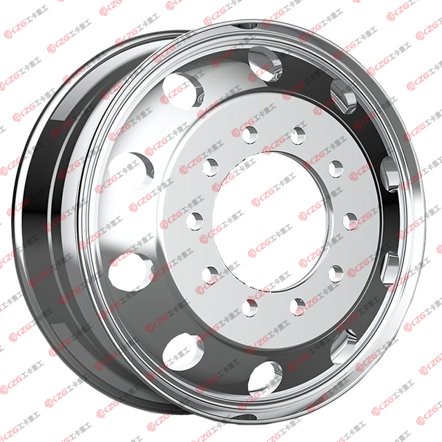 24.5 Aluminum Truck Wheel 24.5×8.25 Aluminum Truck Rims 24.5 Alcoa Wheels for Tires 11R24.5, 285/75R24.5