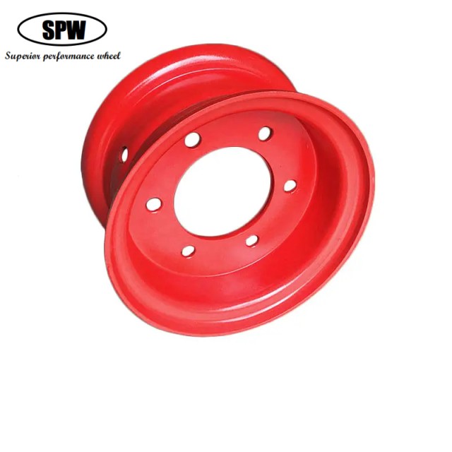 Forklift steel wheels with rim size 4.00-9 for matching 6.00-9 tires with 3-piece