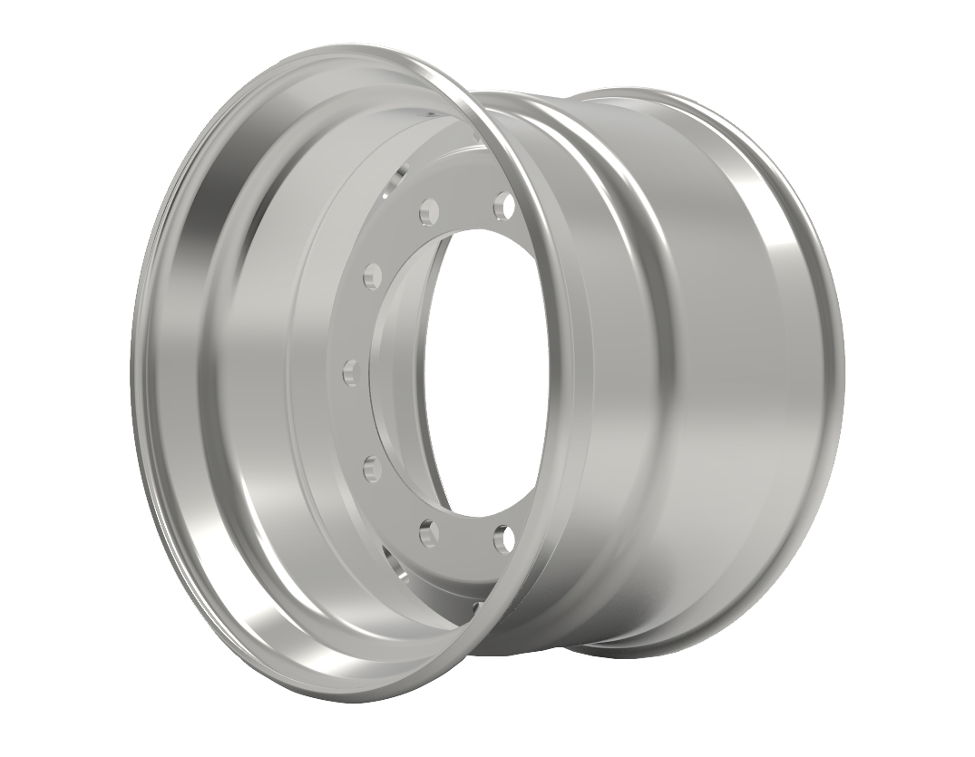 22.5×14.00 Rim Fit for 455/55R22.5 Mega Wide Base Tires
