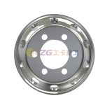 16×5.5 Forged aluminum wheel with rim size 16×5.5 matched tyre size 7.5R16