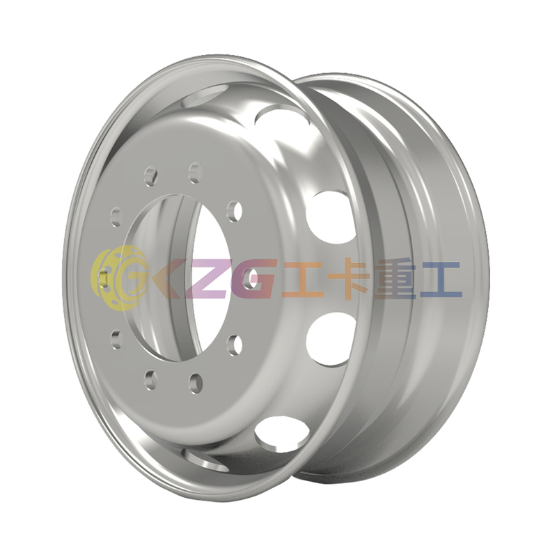 22.5X8.25 Truck tubeless Steel Wheels with Rim Size 22.5X8.25 matched tyre size 11R22.5