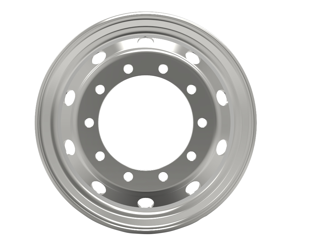 22.5×14.00 Steel Wheel for 455/55R22.5 Tires