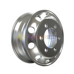 17.5×6.0 Forged aluminum wheel with rim size 17.5×6.0 for tires 8R17.5 205/75R17.5