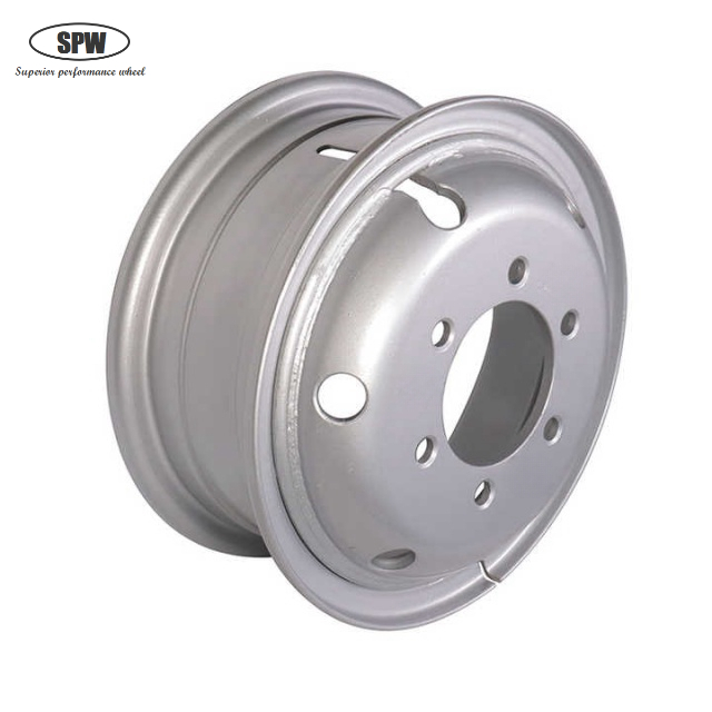 3.00D-8 Forklift steel wheel rim size 3.00D-8 matched tyre size 15×4.5-8 with 4-piece