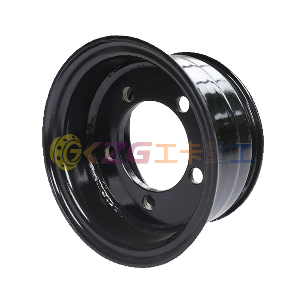 9.75×16.5 Forklift Steel Wheels with Rim Size 9.75X16.5 Matched tyre size 12-16.5-10PR
