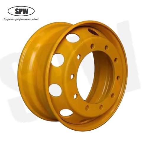 7.5-20 Construction Wheel Rim 7.5-20 with Tire Size 10.00-20 with Color Customized