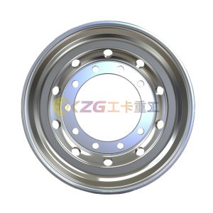 22.5×11.75 Mirror Polished Aluminum Wheel with Rim Size 22.5×11.75 for Tire 15R22.5 385/65R22.5